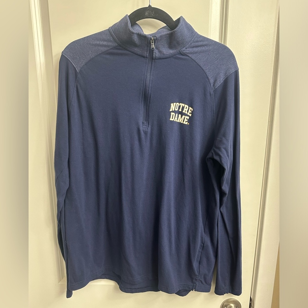 Notre Dame 1/4 zip NWOT